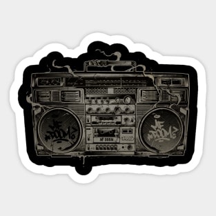 Vintage Mf Doom Radio Sticker